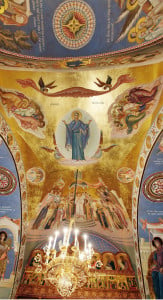 Роспись предалтарной части Покровской церкви