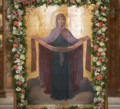 В Святогорской Лавре встретили праздник Покрова Божией Матери