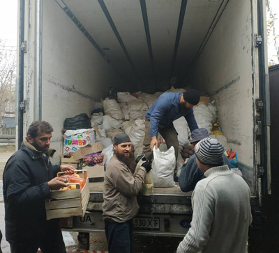 В Святогорскую Лавру прибыла очередная гуманитарная помощь из Винницы