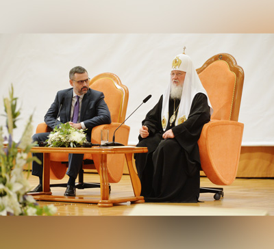 Ответы Предстоятеля Русской Православной Церкви на вопросы участников VIII Международного фестиваля «Вера и слово»