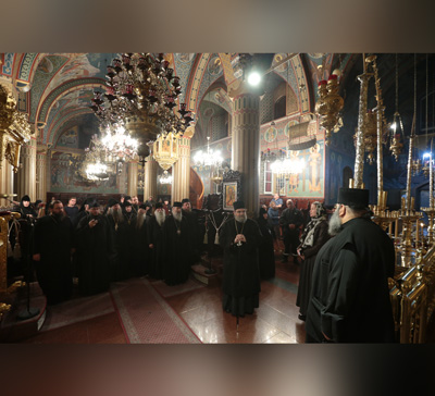 Посещение делегацией РПЦ монастыря Киккской иконы Божией Матери