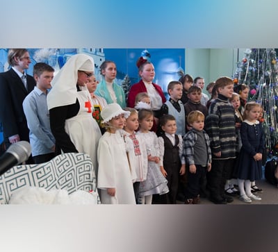 Выступление воскресной школы с. Богородичное (видео)