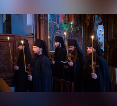 В Великий Вторник в Святогорской Лавре совершён мантийный постриг