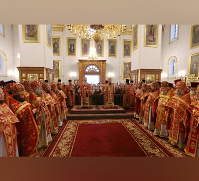 Святогорскую Лавру посетило более 600 чел. Нежинской епархии во главе с архиеп. Климентом (фото, видео)
