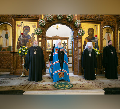 Визит митрополита Агафангела в Святогорскую Лавру (видео)