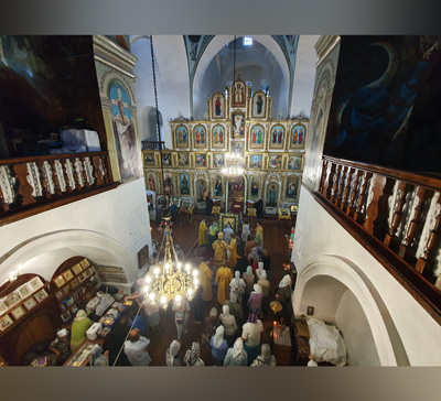 Митрополит Арсений совершил всенощное бдение в Николаевском кафедральном соборе г. Нежина (фото, видео)