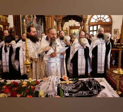 Погребение схимонаха Селафиила (видео)