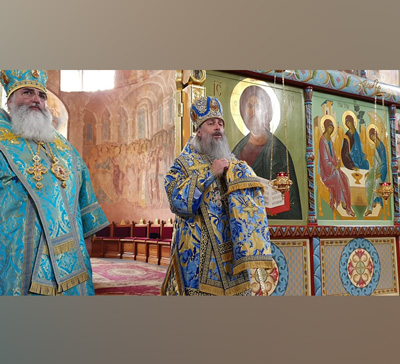 Приветственные слова архиереев в Александро-Свирском монастыре (видео)