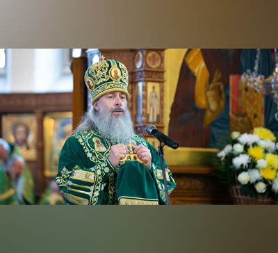 Проповедь митрополита Арсения в праздник Собора отцев-святогорцев (видео)