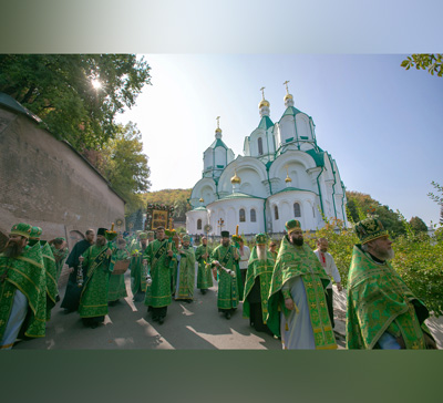 Собор преподобных отцов-святогорцев и 20-летие освящения Успенского собора (фото, видео)