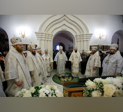 Соборное архиерейское богослужение в 40-й день по преставлении схиархиепископа Алипия (фото, видео)