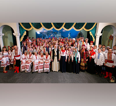 Рождественский певческий собор в актовом зале Святогорской Лавры (2-я часть) (фото, видео)