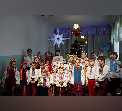 Рождественский праздник в Никольском подворье Святогорской Лавры (фото, видео)