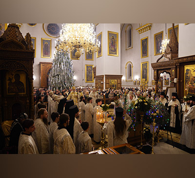 Праздник Рождества Христова в Святых Горах (фото, видео)