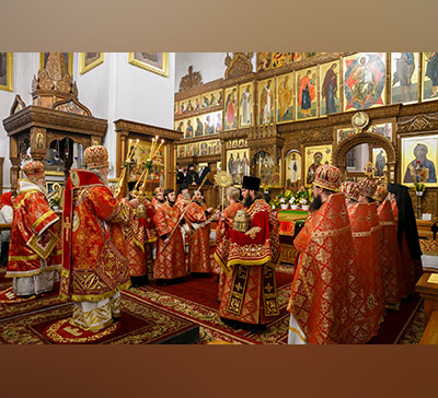 Празднование Воскресения Христова в Святогорской Лавре (фото, видео)
