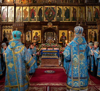 Праздник Успения Божией Матери в Святых Горах в условиях военного времени (фото, видео)