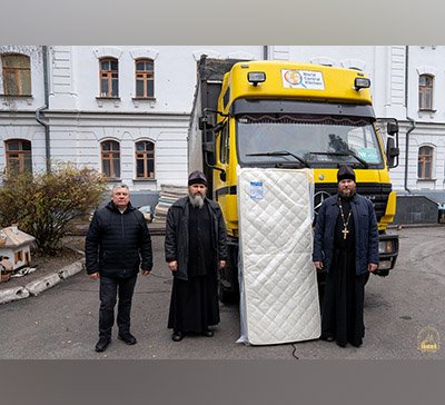 Очередная помощь от Киевской епархии и 35 тонн угля для скита в Адамовке (фото, видео)