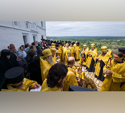 Крестный ход и молебен святителю Николаю Чудотворцу (видео)