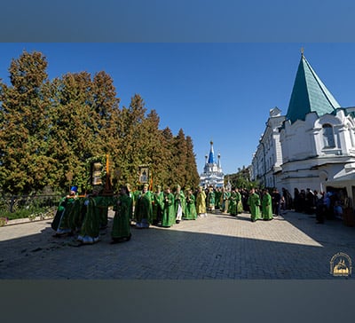 В Святых Горах отпраздновали 15-летие со дня канонизации преподобных Святогорских отцев (фото, видео)