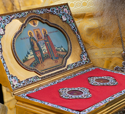 В Святогорской Лавре поклонились святыням Всеукраинского крестного хода (фото, видео)