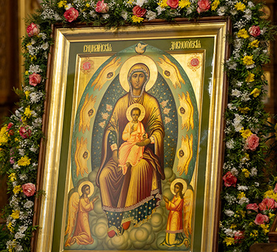 В Святогорской Лавре почтили образ Божией Матери «Дивногорская» (фото, видео)