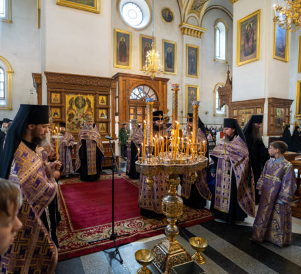 В Святогорской Лавре и в США отслужили молебны за митрополита Арсения и обитель (фото)
