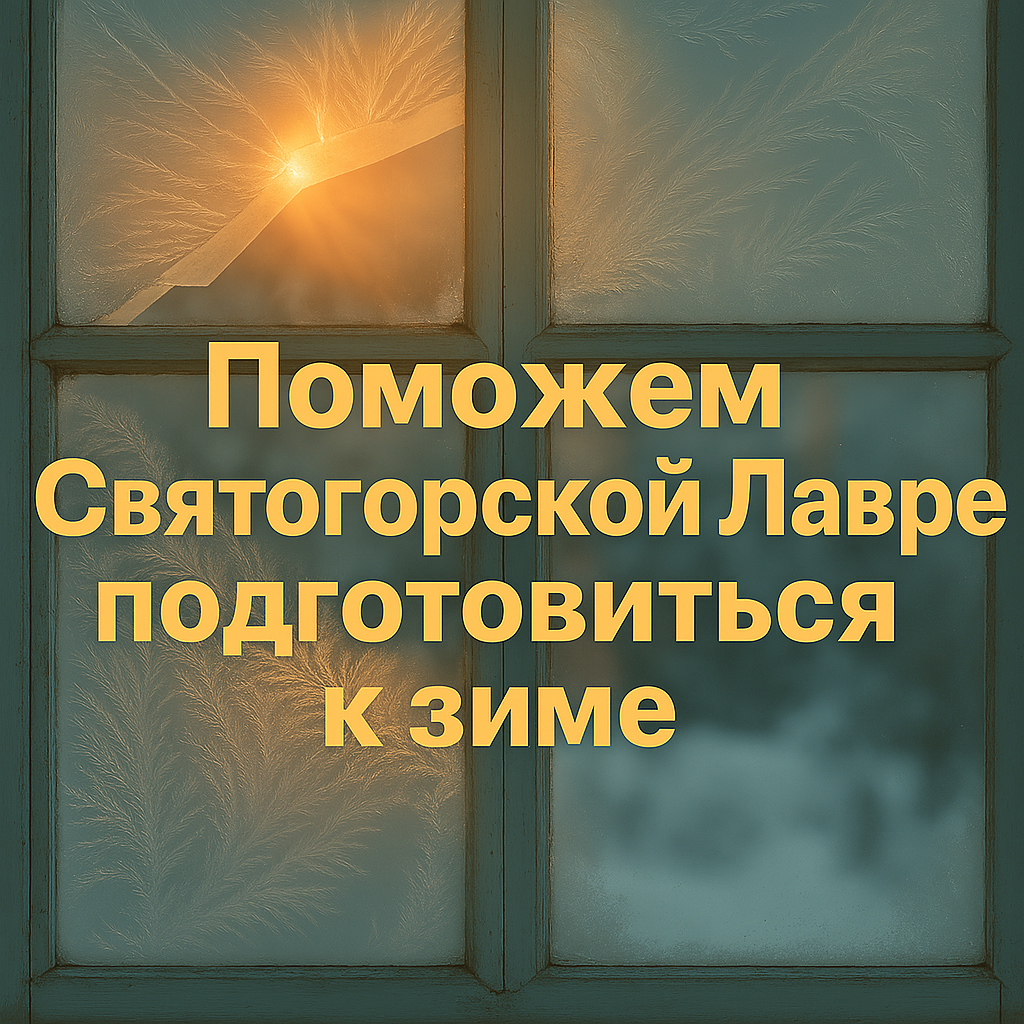 Поможем Святогорской Лавре подготовиться к зиме