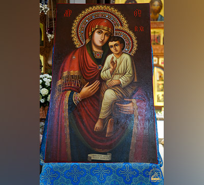 У Лаврі освятили точну копію Святогірської чудотворної ікони