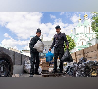 Три тонны милосердия от Шепетовской епархии и личная благодарность Богородице за чудо (фото)