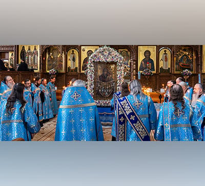 Начало празднования Святогорской иконы Божией Матери в Святых Горах (видео)